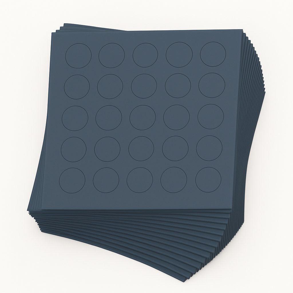 KwikCaps Self Adhesive Screw Cover Caps - Tyrolean Blue (043) U504 ST9