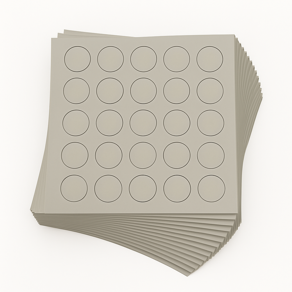 KwikCaps Self Adhesive Screw Cover Caps - Pearl Grey (051) U763 ST9