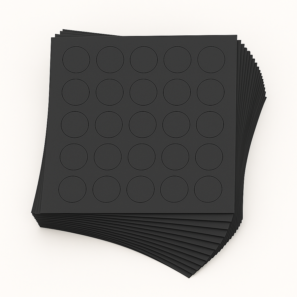 KwikCaps Self Adhesive Screw Cover Caps - Onyx Grey (059) U960 ST9 / TM9