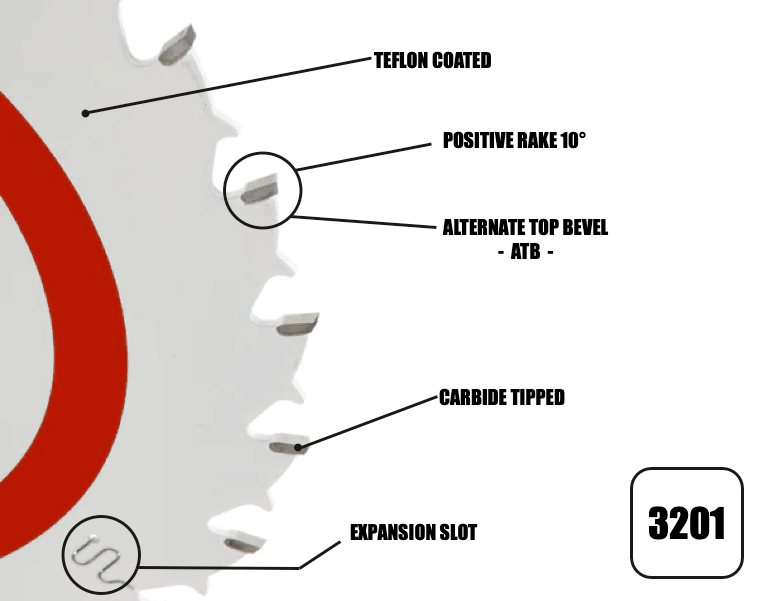 162mm X 20mm X 1.8mm 24 Tooth Mafell Fitment Circular Saw Blade - 3201 - Bedrooms Plus