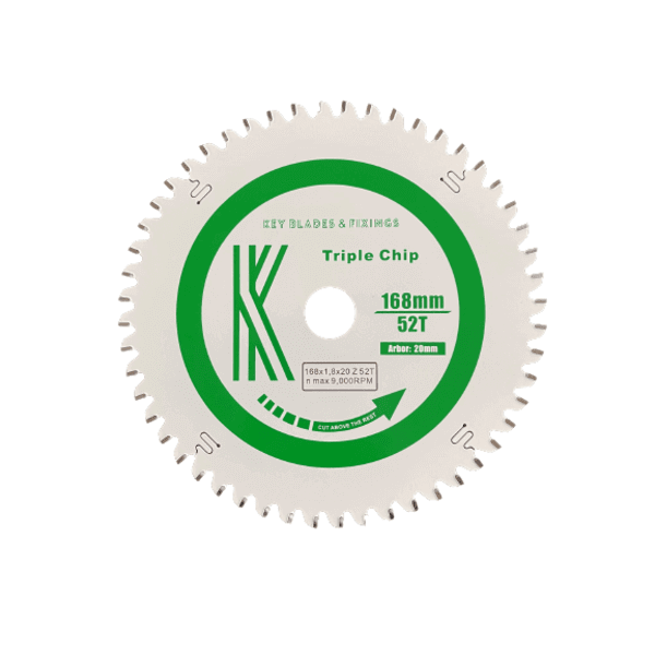 168mm x 20mm x 1.8mm 52T TCG Festool Circular Saw Blade - Bedrooms Plus
