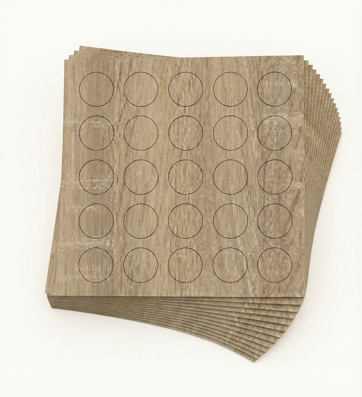 Cache-vis autocollants KwikCaps - Chêne Bardolino gris (171) H1146 ST10