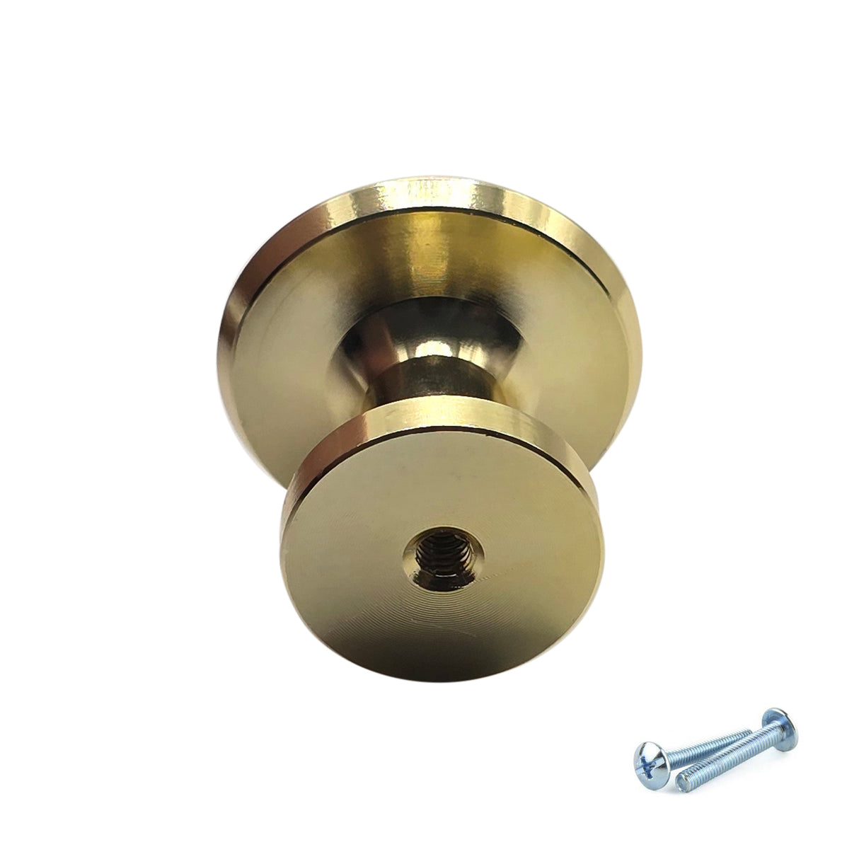 M4TEC Interior Kitchen Cabinet Door Knobs Cupboards Drawers Bedroom Furniture Pull Handles Anodised Gold Brass. VI4 series: 29 mm