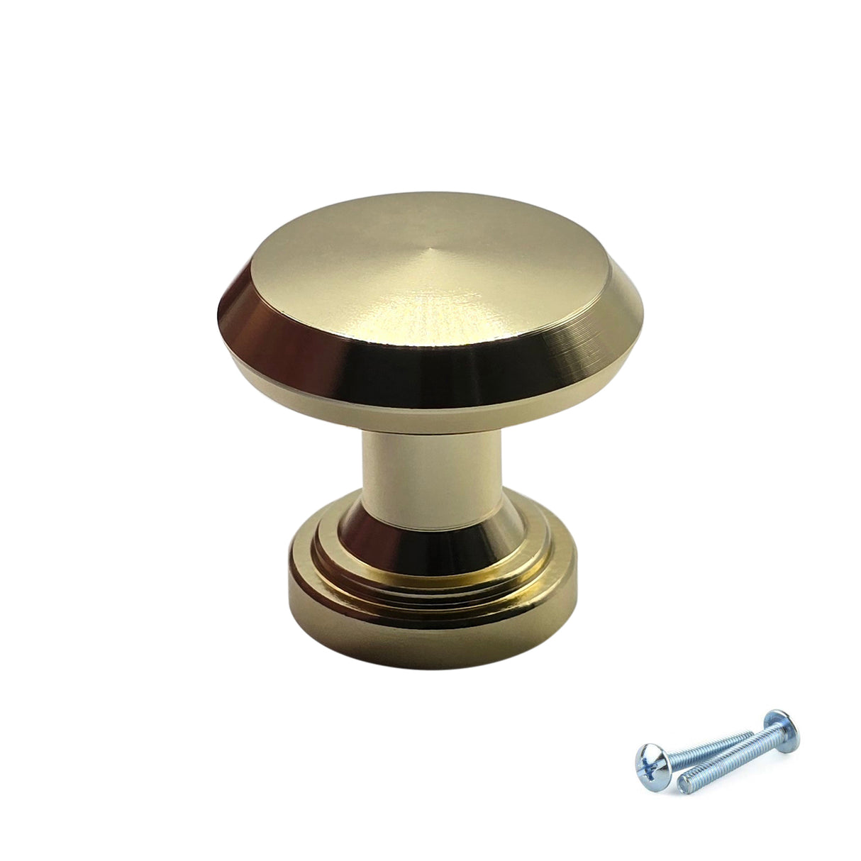 M4TEC Interior Kitchen Cabinet Door Knobs Cupboards Drawers Bedroom Furniture Pull Handles Anodised Gold Brass. VI4 series: 29 mm