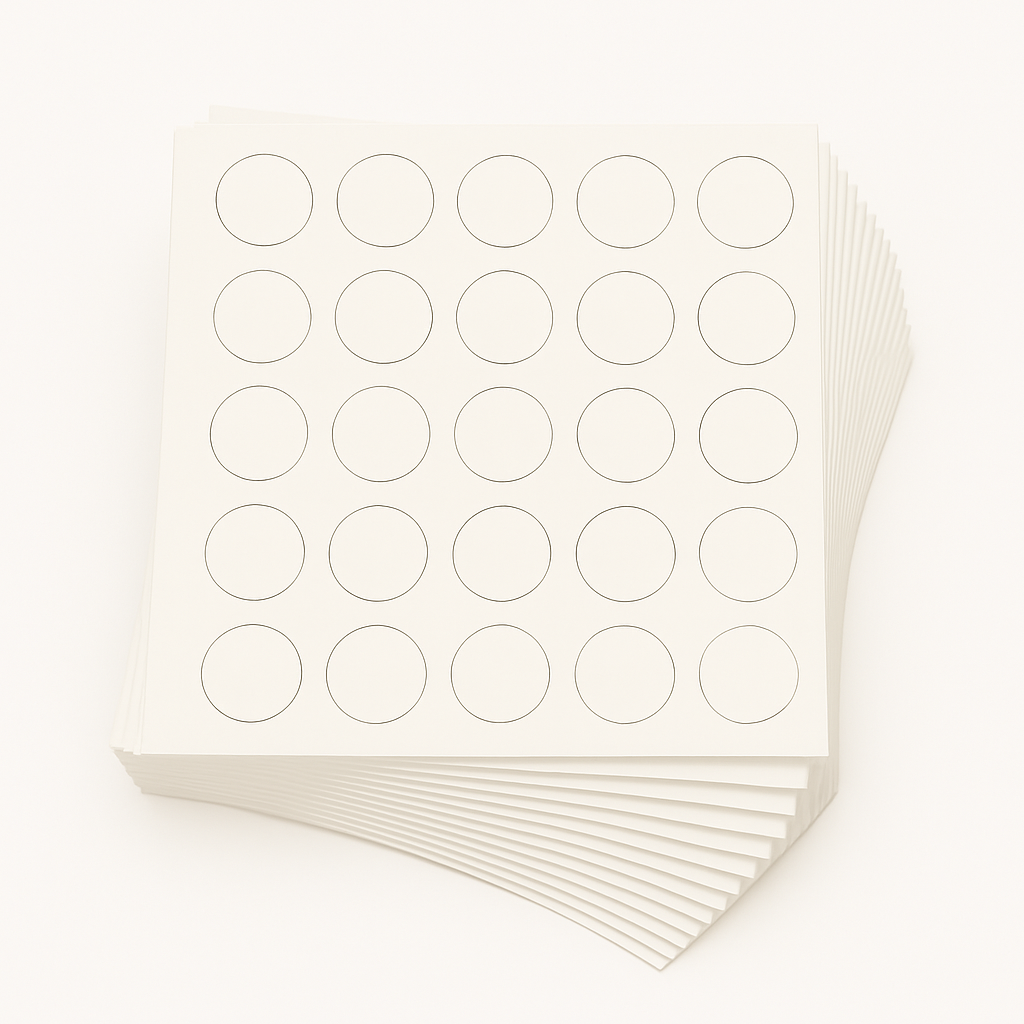 KwikCaps Self Adhesive Screw Cover Caps - Premium Gloss White (321) W1100 PG