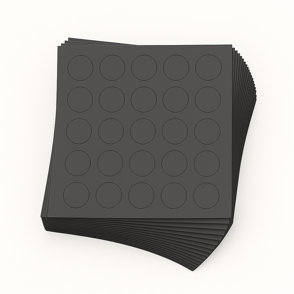 Kwikcaps Self Adhesive Screw Cover Caps - Graphite Grey (381) U961 ST7