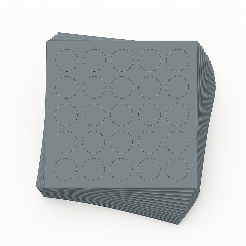 KwikCaps Self Adhesive Screw Cover Caps - Monument Grey (616) U780 ST9