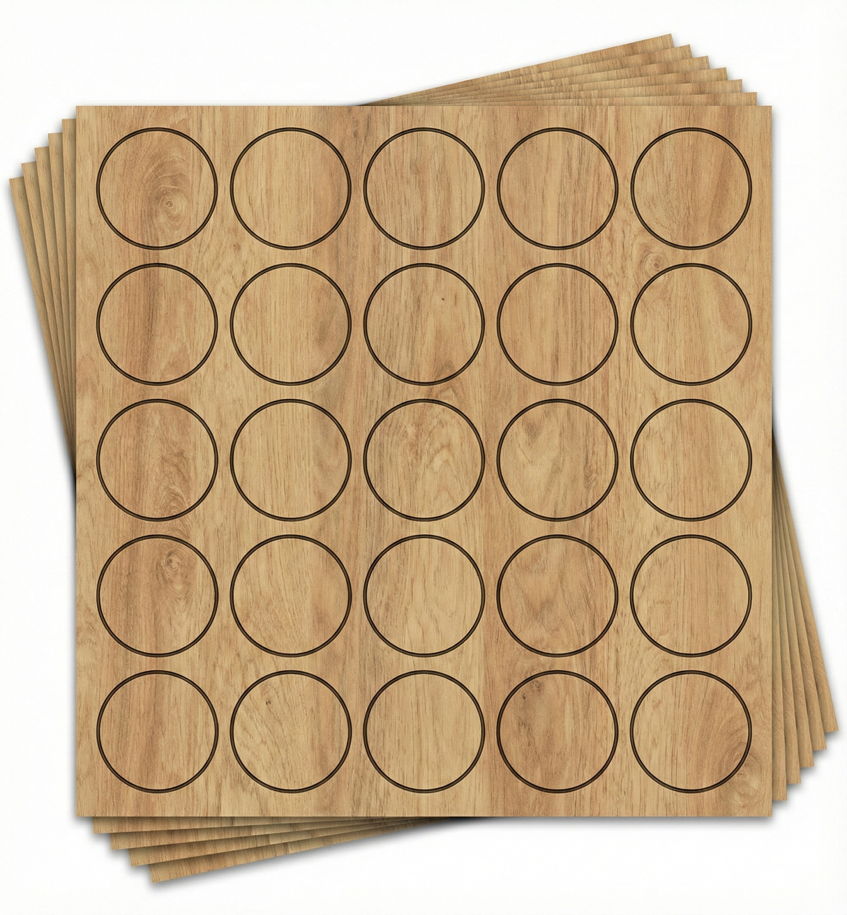 KwikCaps Cache-vis auto-adhésifs - Hickory naturel - Egger H3730 (863)