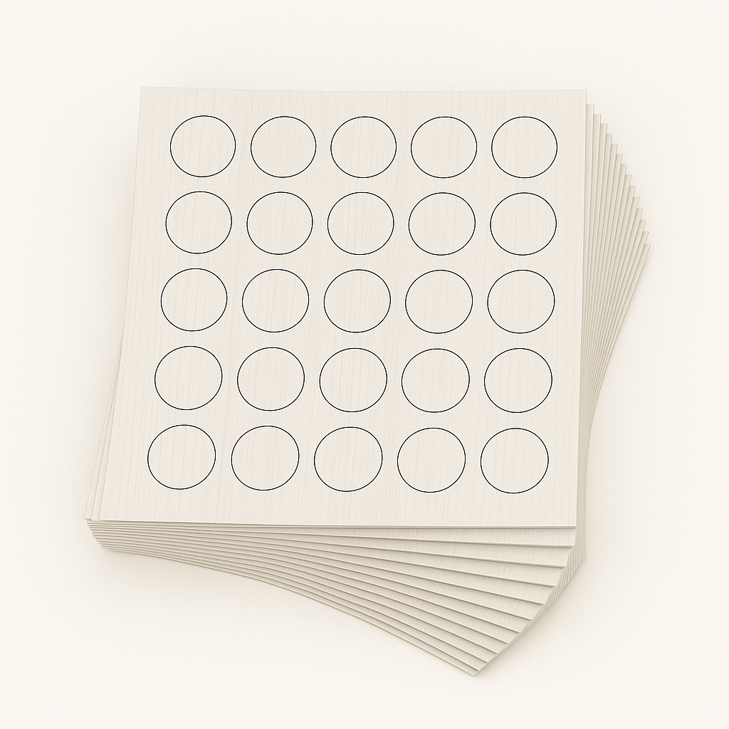 KwikCaps Self Adhesive Screw Cover Caps - Light Artwood / White Nordic Wood / Pure Surfside Ash (805)