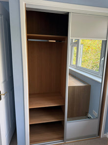 Bedrooms Plus sliding wardrobe doors installed by Webb Bespoke Interiors