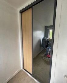 Bedrooms Plus sliding wardrobe doors installed by GDM Joiner