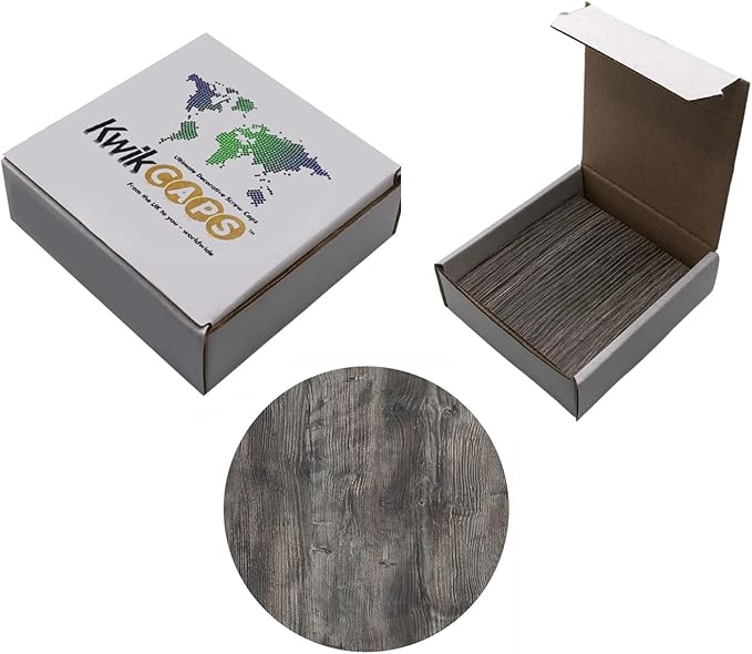 KwikCaps Self Adhesive Screw Cover Caps - Pasadena Pine (114) H1486 ST36 CLEARANCE