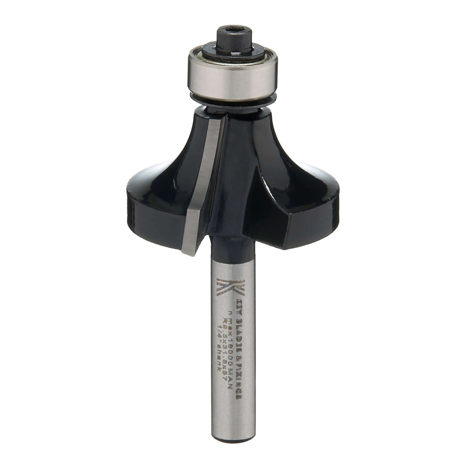 Key Blades 1/4" Rounding Over Router Cutter 9.5mm Radius - R11