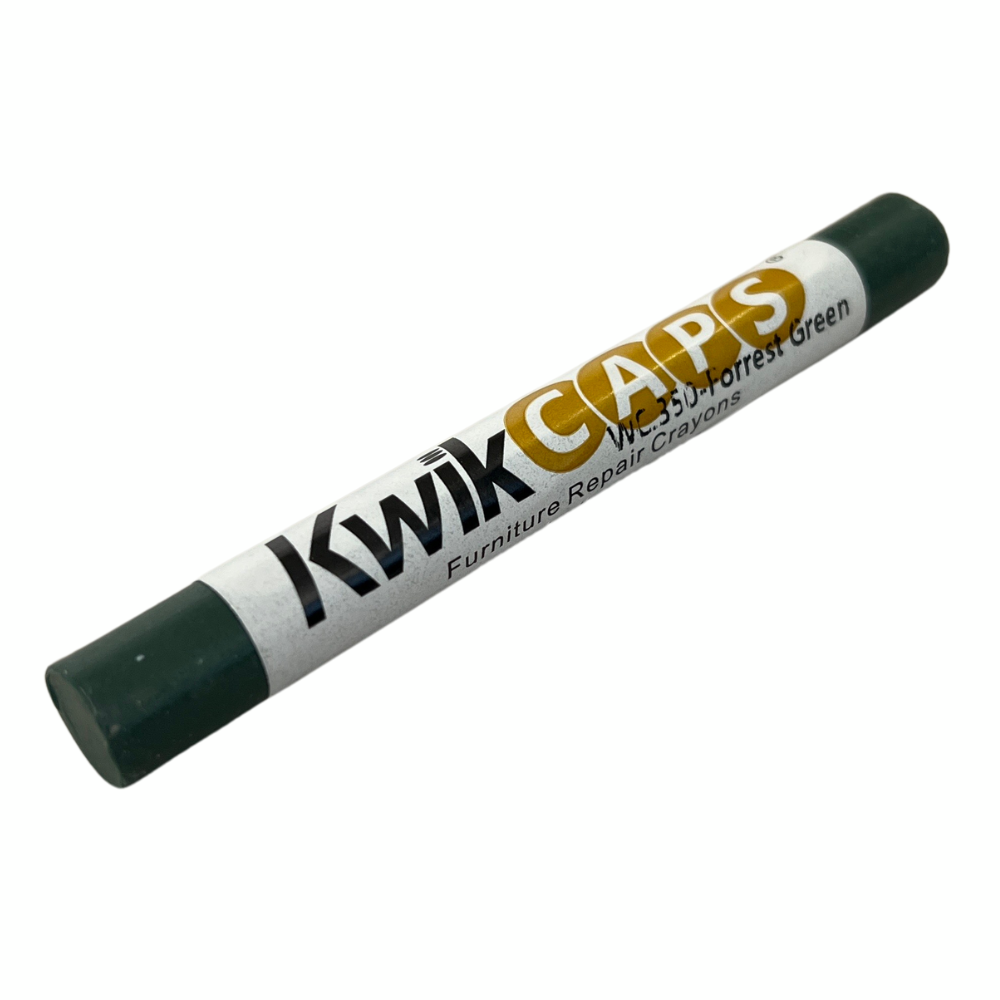 KwikCaps Crayon de retouche en cire douce pour meubles Roseau vert Egger U604 ST9