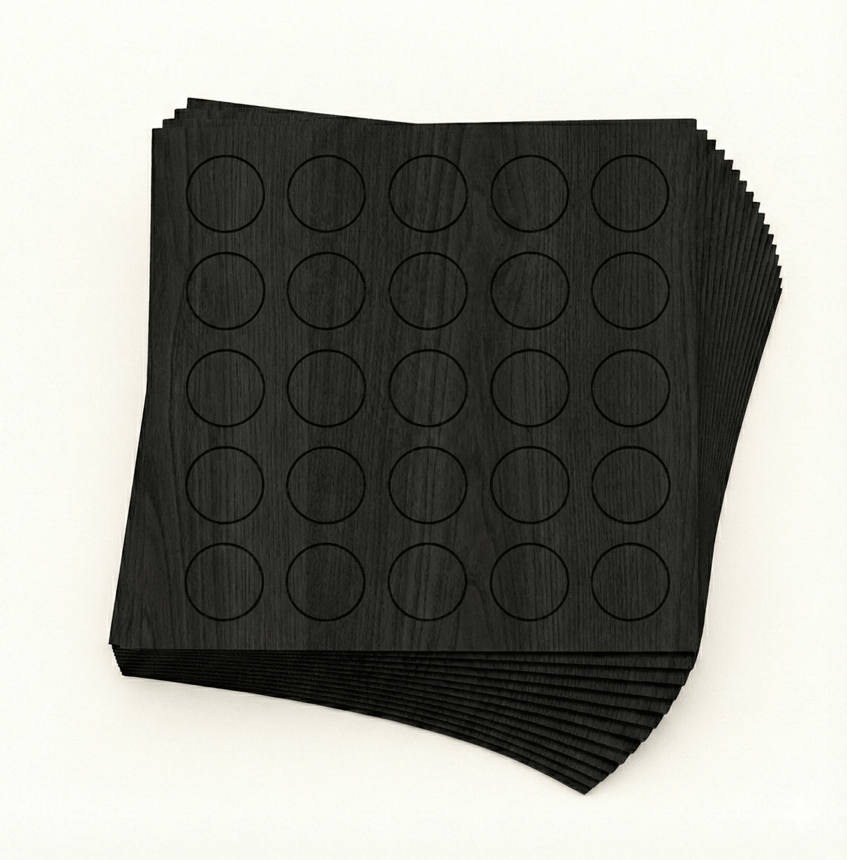 KwikCaps Self Adhesive Screw Cover Caps Black (Grained) (324) U999 ST19 / U999 TM28 - Bedrooms Plus