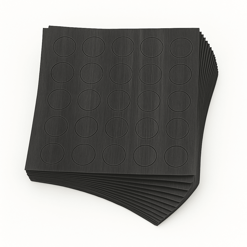 KwikCaps Self Adhesive Screw Cover Caps - Black North Wood Kronospan 8509 SN - Bedrooms Plus