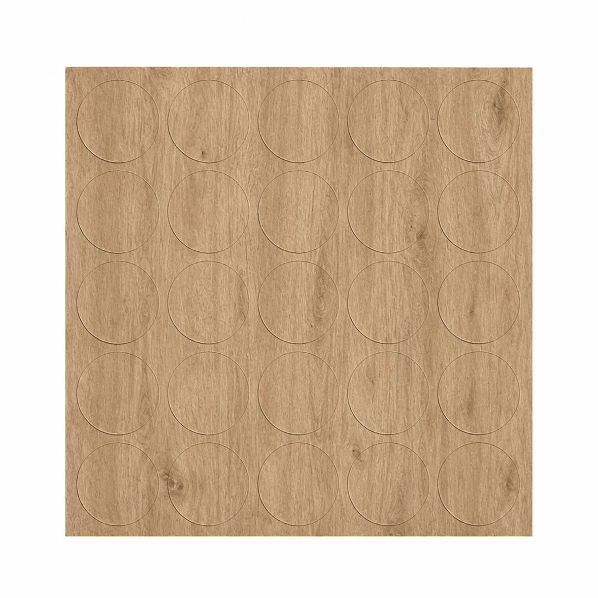 KwikCaps Self Adhesive Screw Cover Caps Gold Harbour Oak K361 (122) - Bedrooms Plus