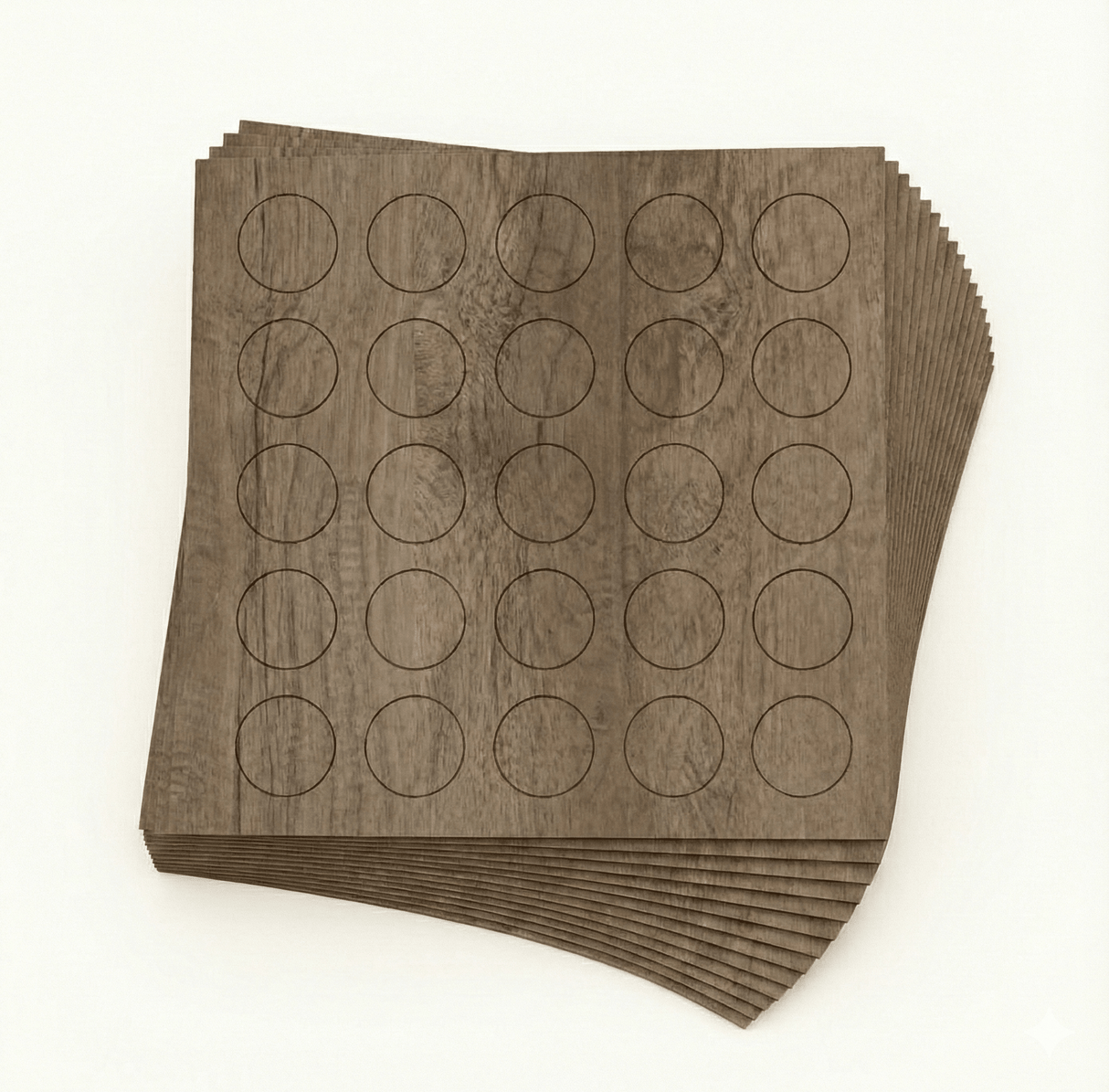 KwikCaps Self Adhesive Screw Cover Caps - Grey Nebraska Oak H3332 ST10 - Bedrooms Plus