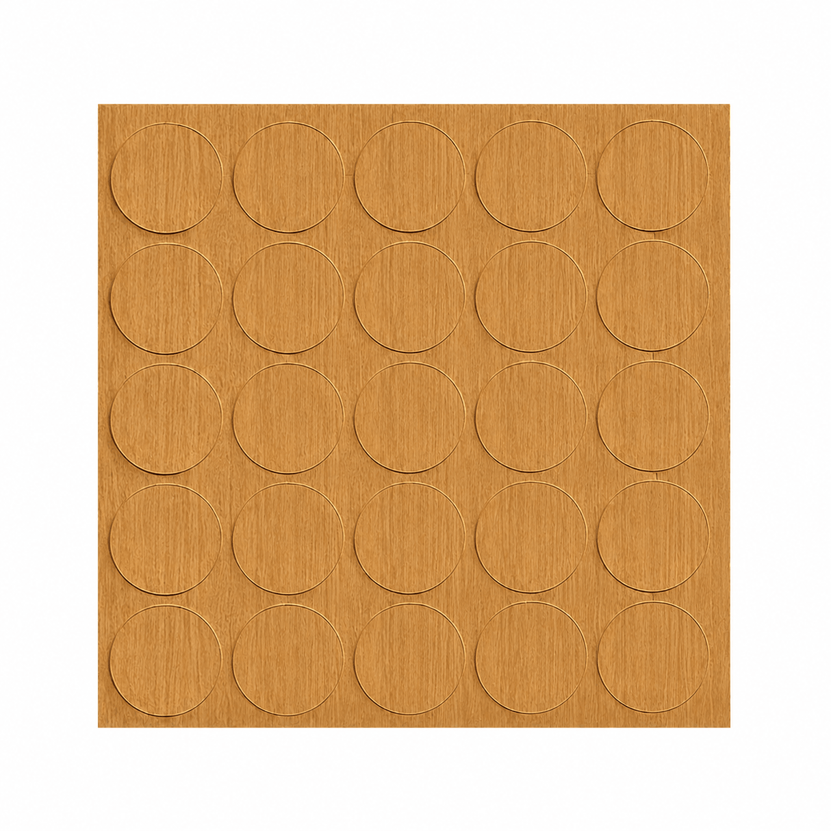 KwikCaps Self Adhesive Screw Cover Caps - Light Calais Oak H1319 (142) - Bedrooms Plus