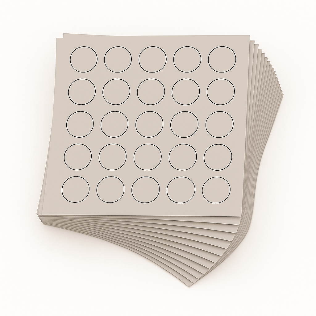 KwikCaps Self Adhesive Screw Cover Caps - Light Grey / Finsa Natural Grey U12 / Finsa Gris Azulado 192 (307) U708 ST9 - Bedrooms Plus