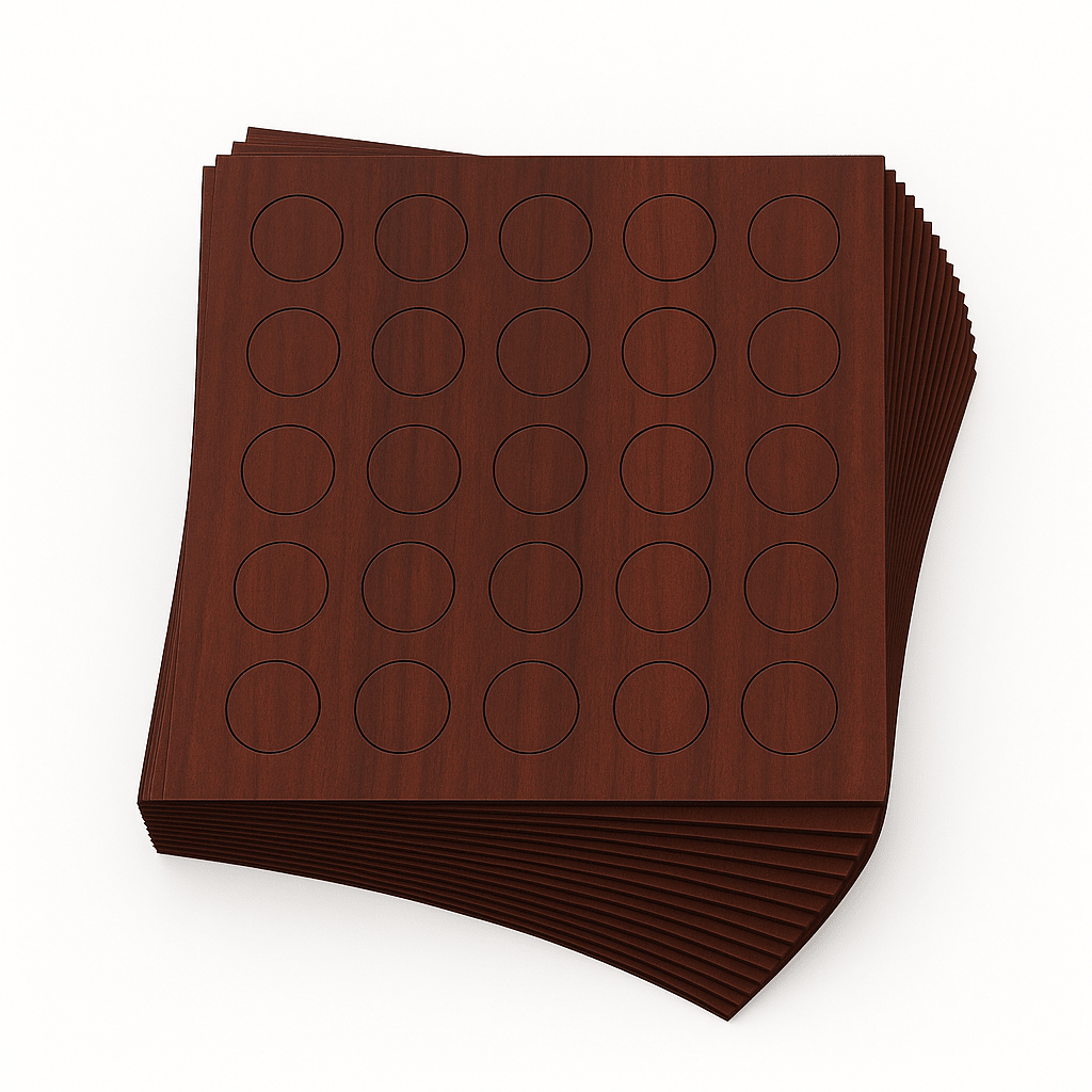 KwikCaps Self Adhesive Screw Cover Caps - Mahogany (525) H3080 ST15 CLEARANCE - Bedrooms Plus