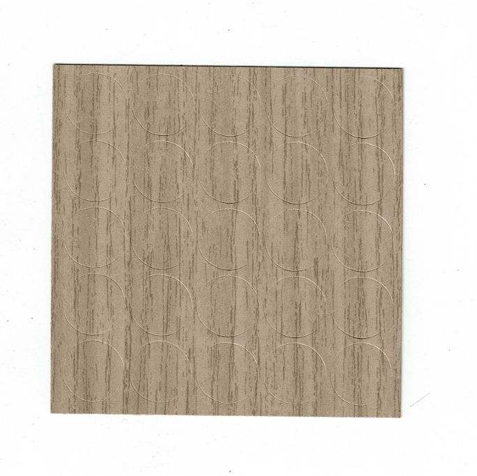 KwikCaps Self Adhesive Screw Cover Caps - Natural Kendal Oak H3170 (317) - Bedrooms Plus