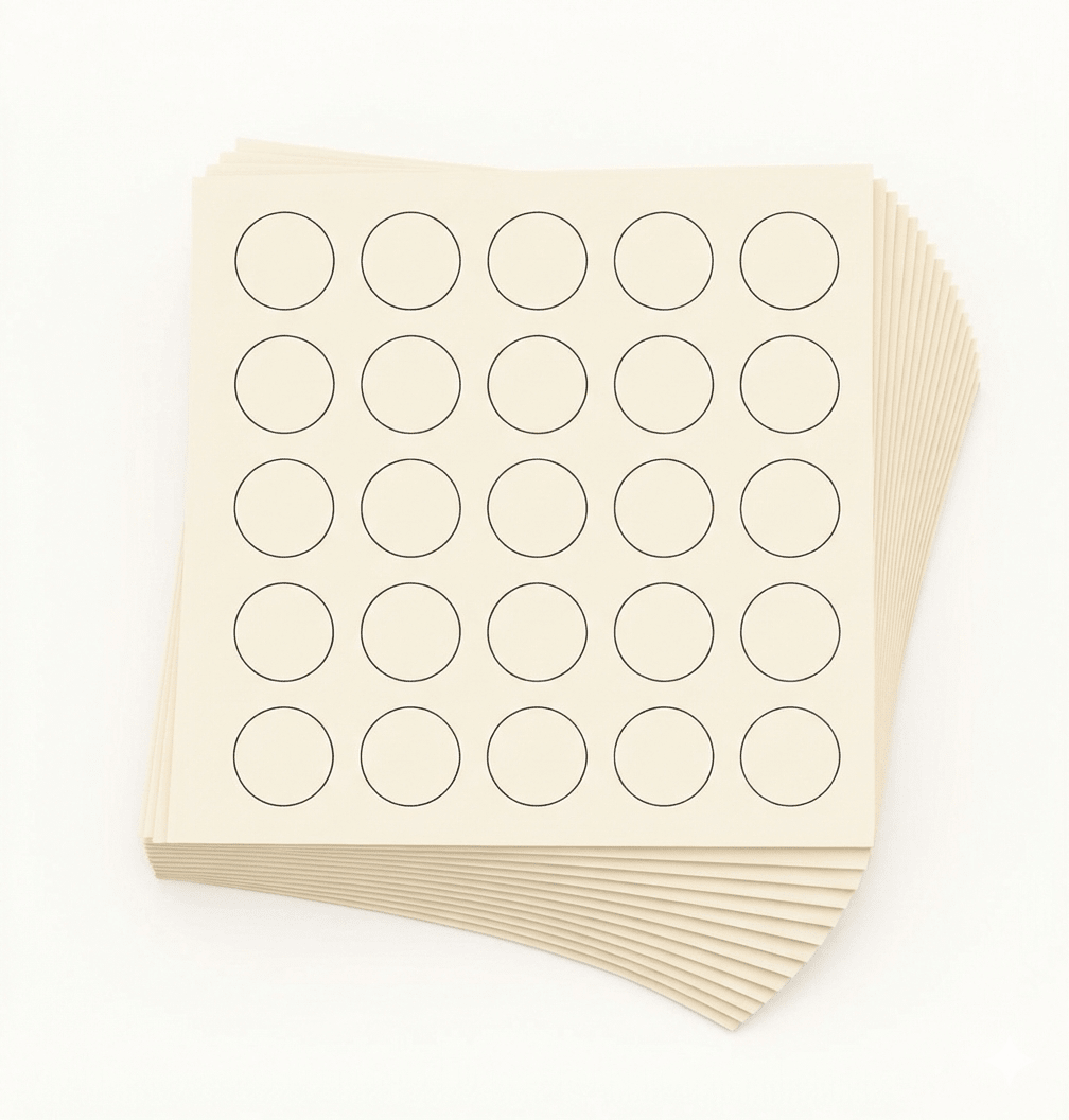 KwikCaps Self Adhesive Screw Cover Caps - Porcelain White (300) W1200 ST9 - Bedrooms Plus