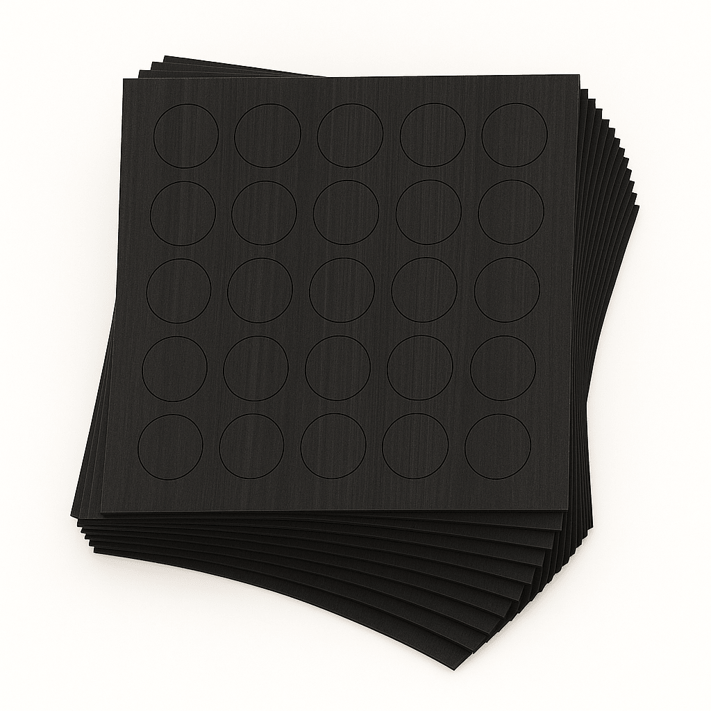 KwikCaps Self Adhesive Screw Cover Caps - Red - Brown Highland Oak (140) H3362 ST9 - Bedrooms Plus