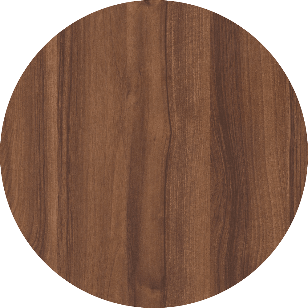 KwikCaps Self Adhesive Screw Cover Caps - Tobacco Aida Walnut / Finsa Nogal Valentina 1AS (353) H3704 ST15 - Bedrooms Plus