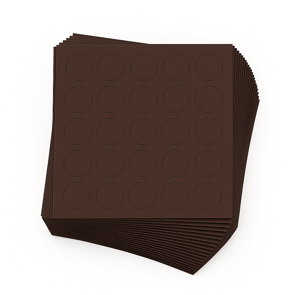 KwikCaps Self Adhesive Screw Cover Caps - Truffle Brown (297) U748 ST9 - Bedrooms Plus