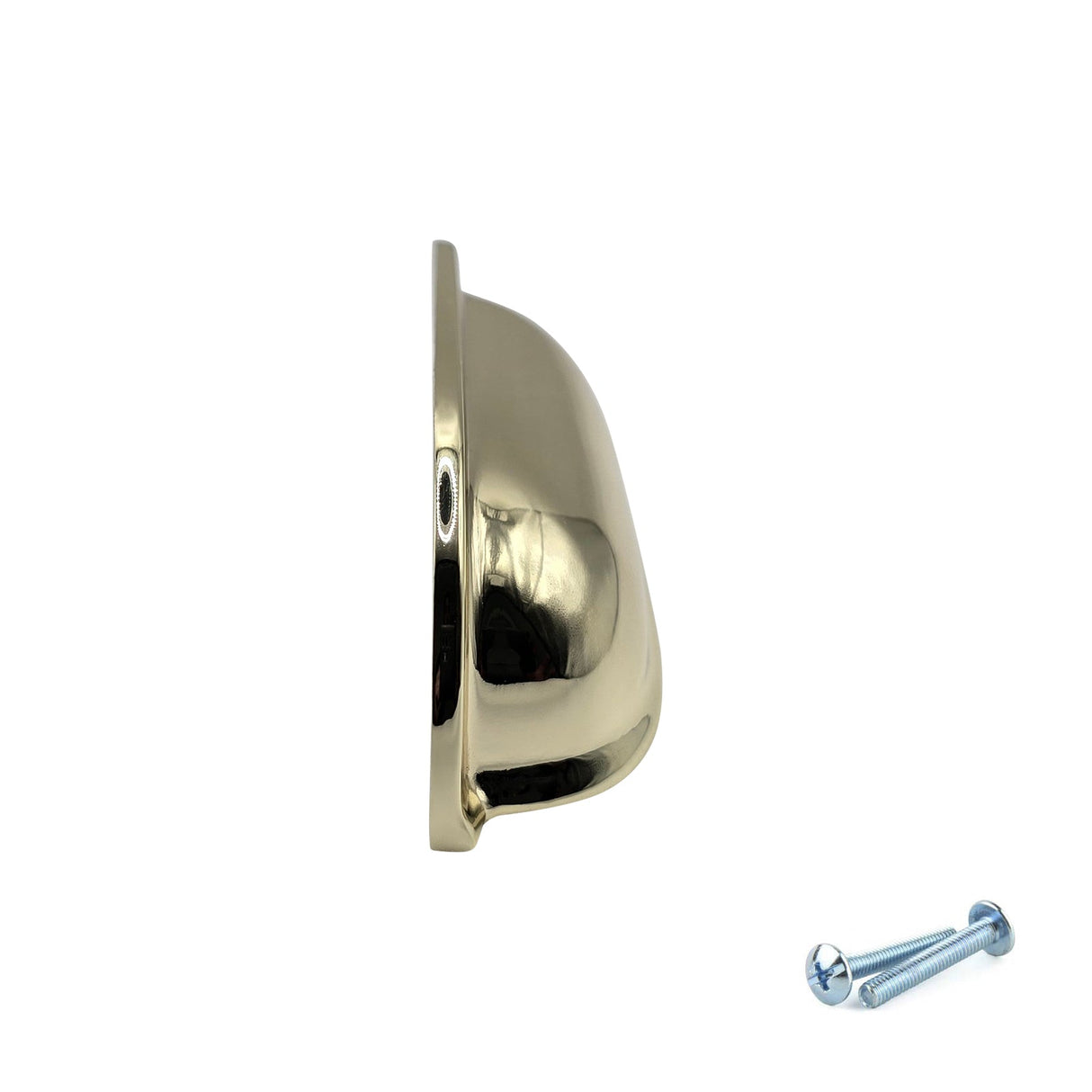 M4TEC 64mm Karat Gold Cup Handle - Luxury Zinc Drawer & Cabinet Pull (VG5 Series) - Bedrooms Plus