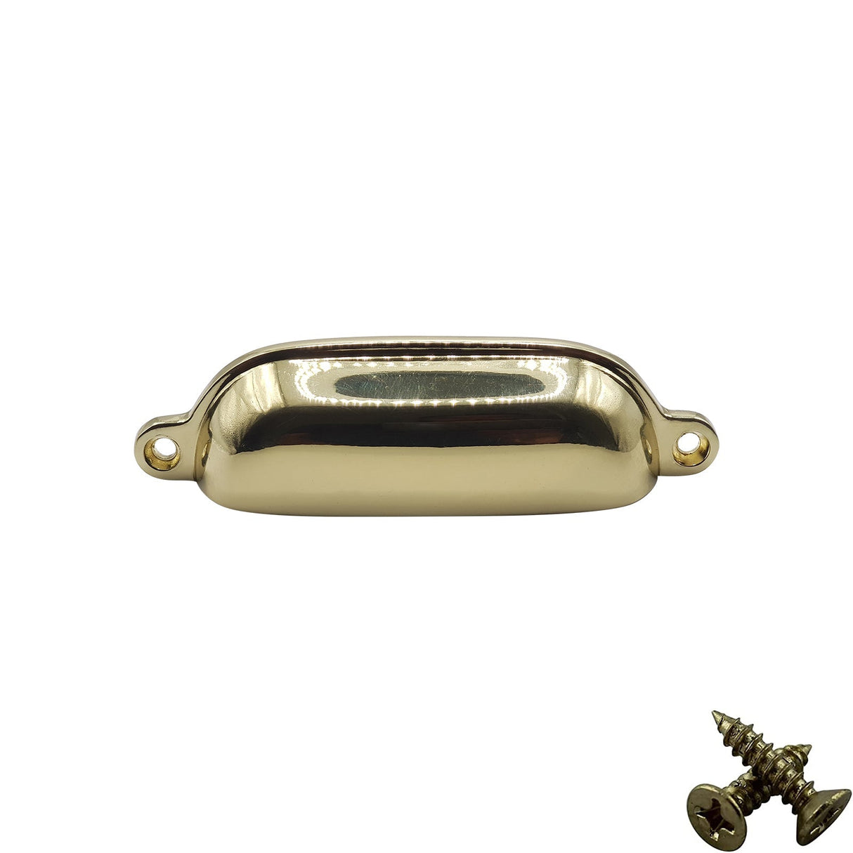 M4TEC 96mm Karat Gold Cup Handle - Luxury Zinc Cabinet Pull (VG4 Series) - Bedrooms Plus