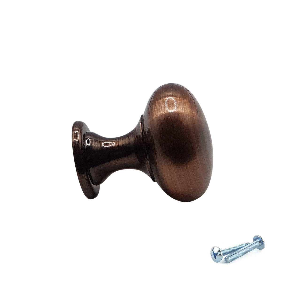 M4TEC Antique Copper Knob Handle – VH4 Series (29mm Cabinet, Drawer & Cupboard Knob) PACK OF 10 - Bedrooms Plus