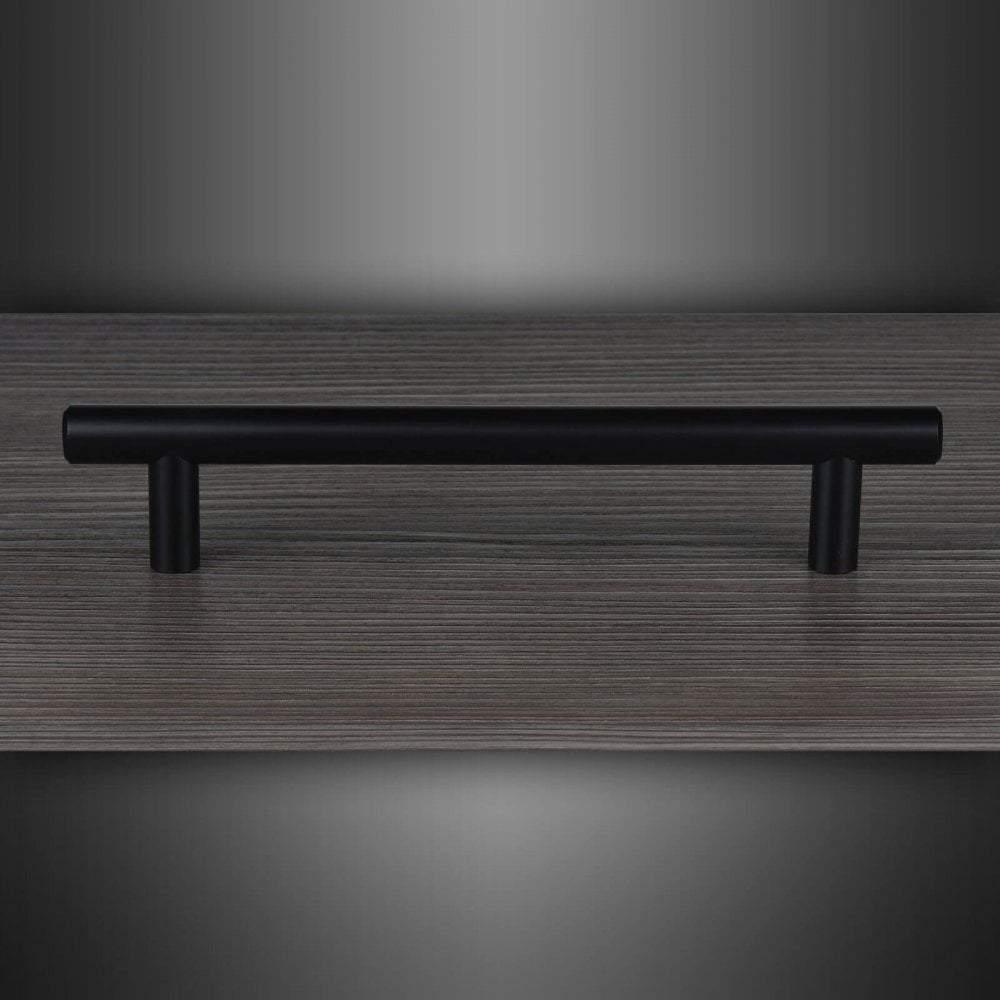 M4TEC Ballater D5 Black T - Bar Handle – Modern Cabinet, Cupboard & Door Handle - Bedrooms Plus