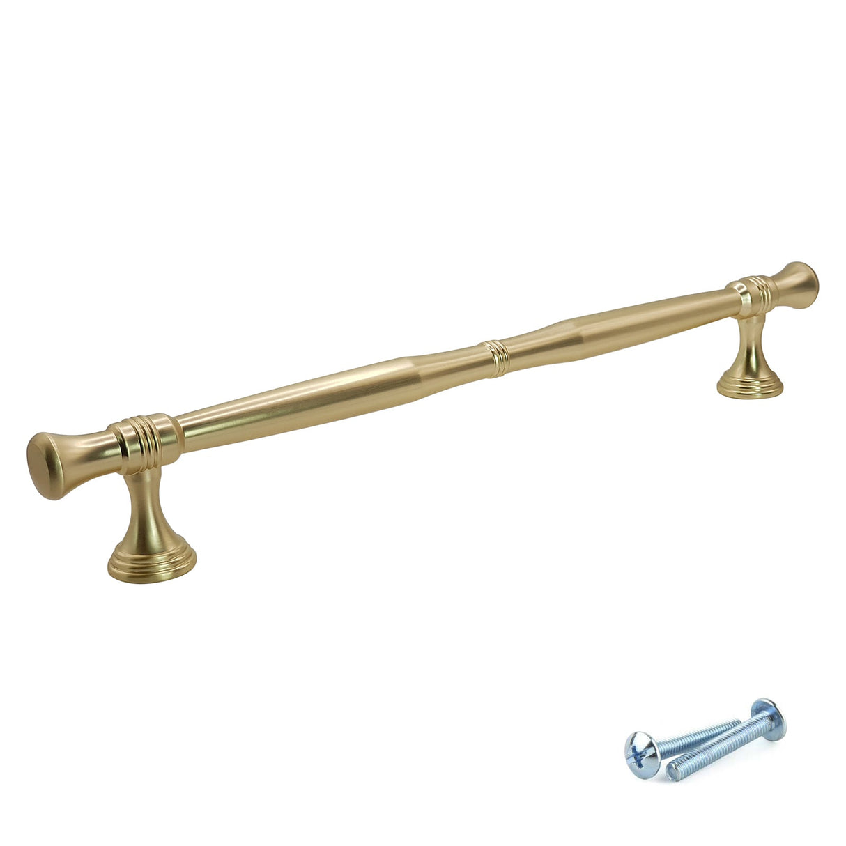 M4TEC Bar Handle Brushed Brass Doors, Drawers or Cupboards VH8 Series 10 pack - Bedrooms Plus
