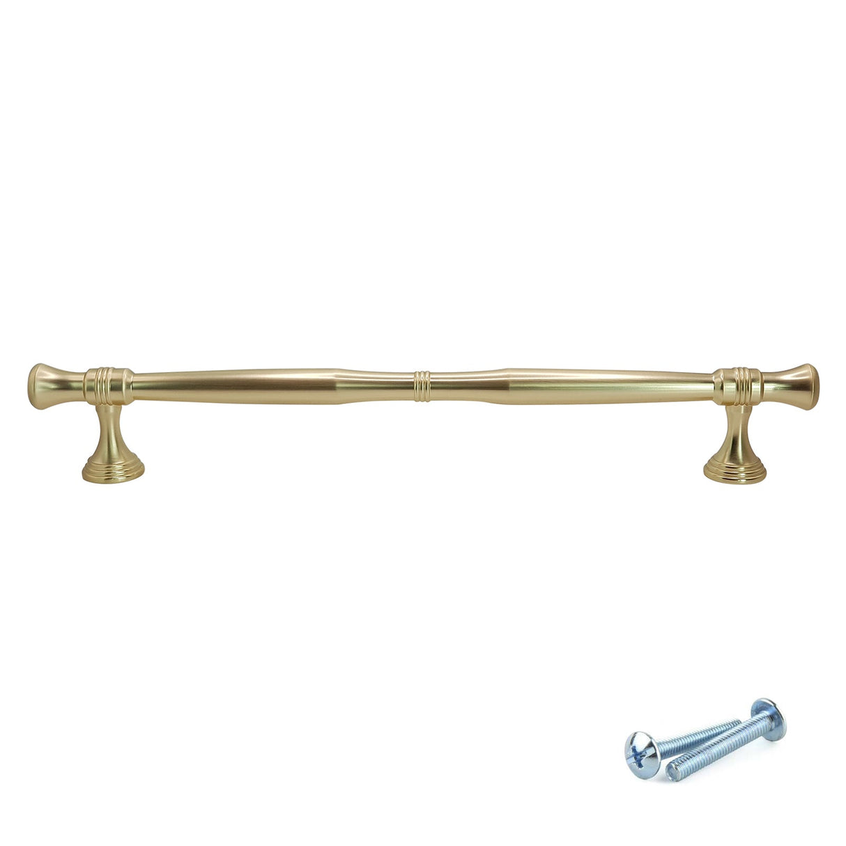 M4TEC Bar Handle Brushed Brass Doors, Drawers or Cupboards VH8 Series 10 pack - Bedrooms Plus