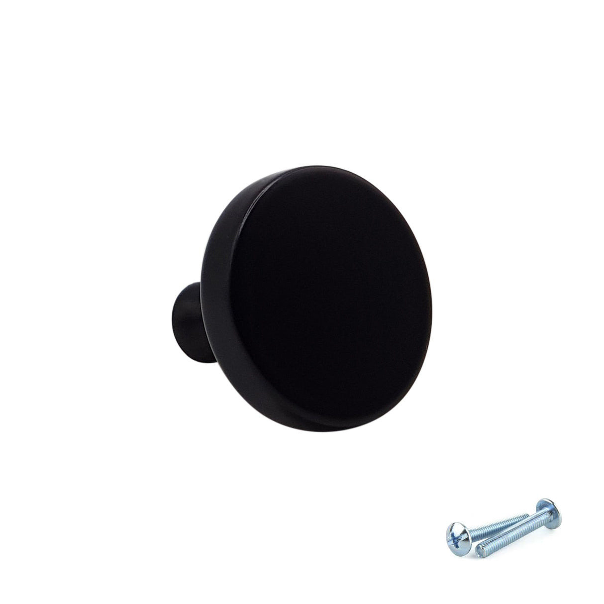 M4TEC Black Knob Handle Door, Drawer & Cupboard VE3 series - Bedrooms Plus
