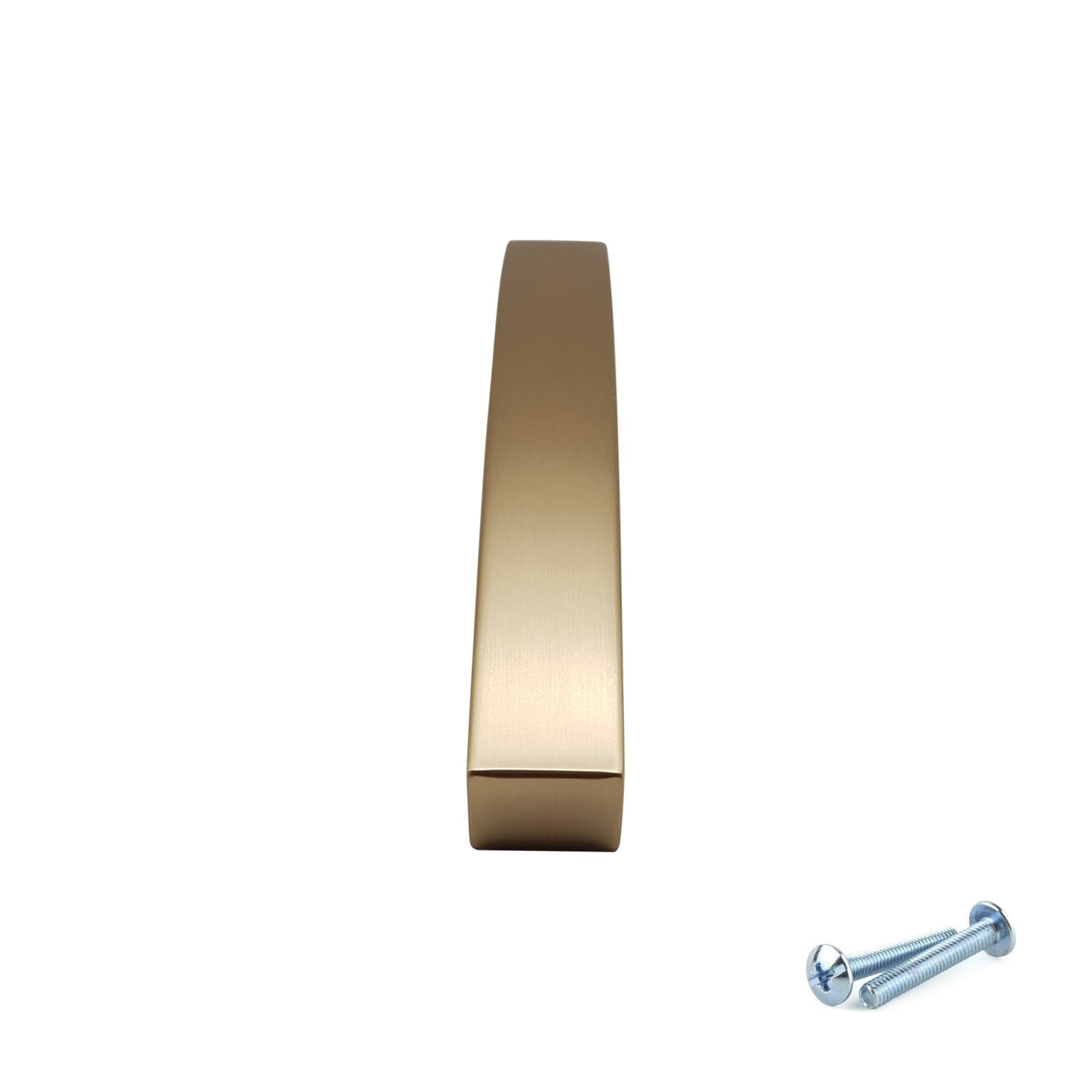 M4TEC Bow Pull Handle Brushed Brass VE9 - Bedrooms Plus