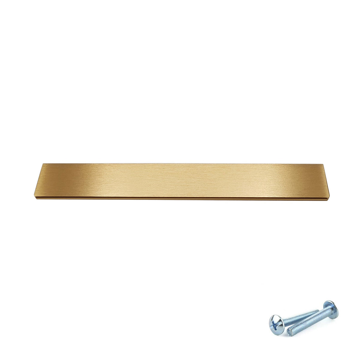 M4TEC Brushed Brass Bar Pull Handle – Cupboard, Drawer & Door (VE8 Dalry Series, Pack of 10) - Bedrooms Plus