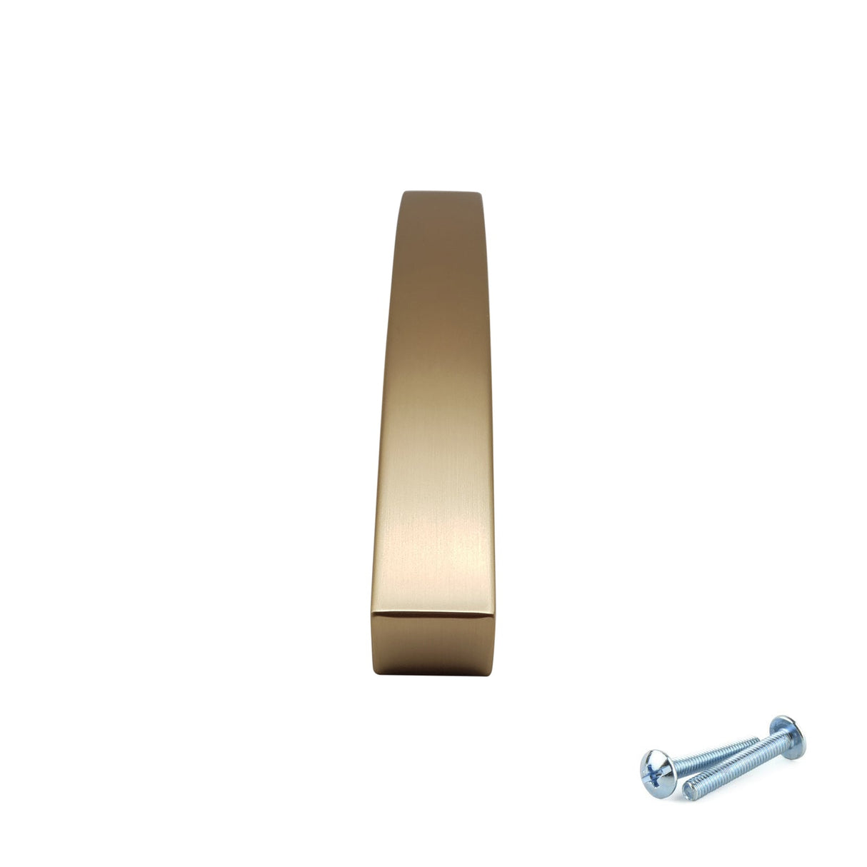 M4TEC Brushed Brass Bow Handle – Cabinet, Drawer & Cupboard Pull in 3 Sizes (VE9 Series) - Bedrooms Plus