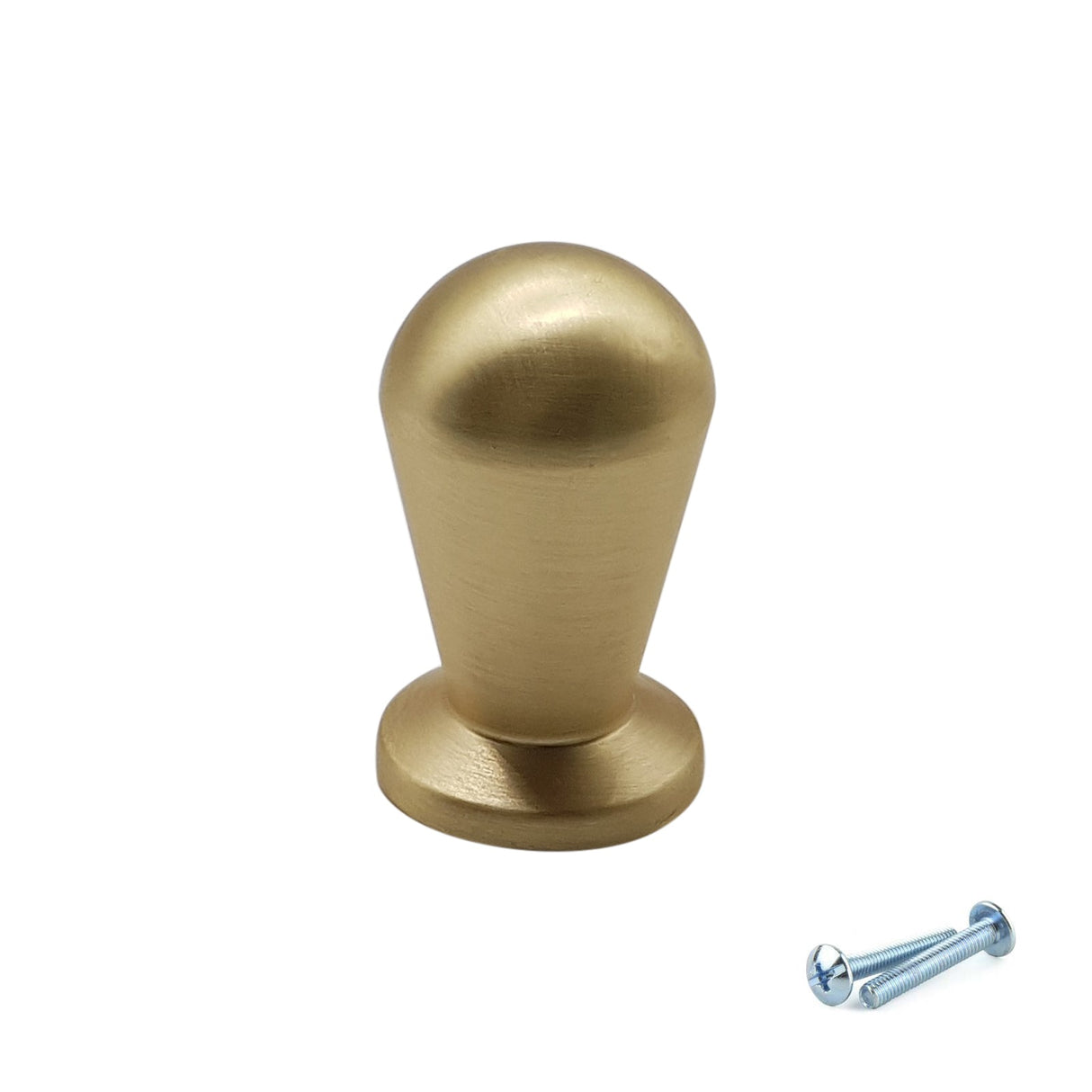 M4TEC Brushed Brass Cabinet Knob – 18mm Drawer, Door & Cupboard Handle VF3 Series - Bedrooms Plus