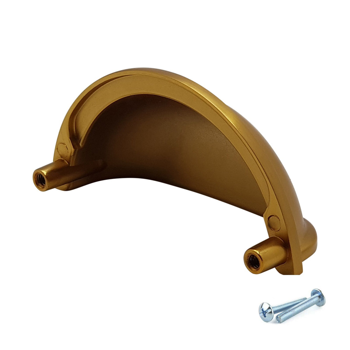 M4TEC Brushed Brass Cup Handle Door, Drawer & Cupboard VD7 series - Bedrooms Plus