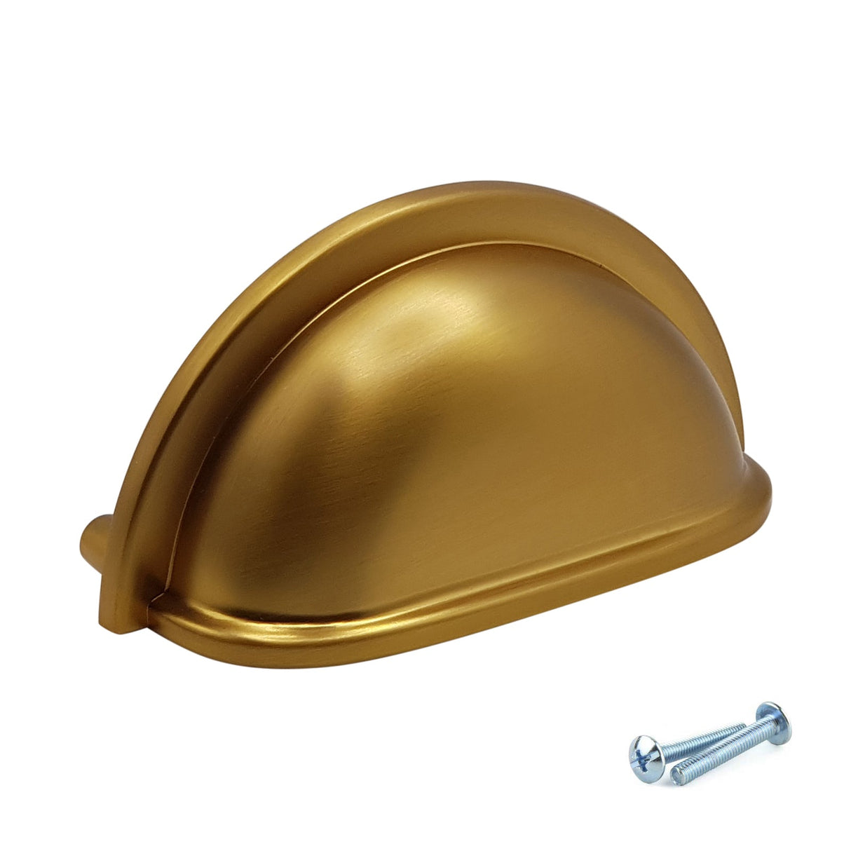 M4TEC Brushed Brass Cup Handle Door, Drawer & Cupboard VD7 series - Bedrooms Plus