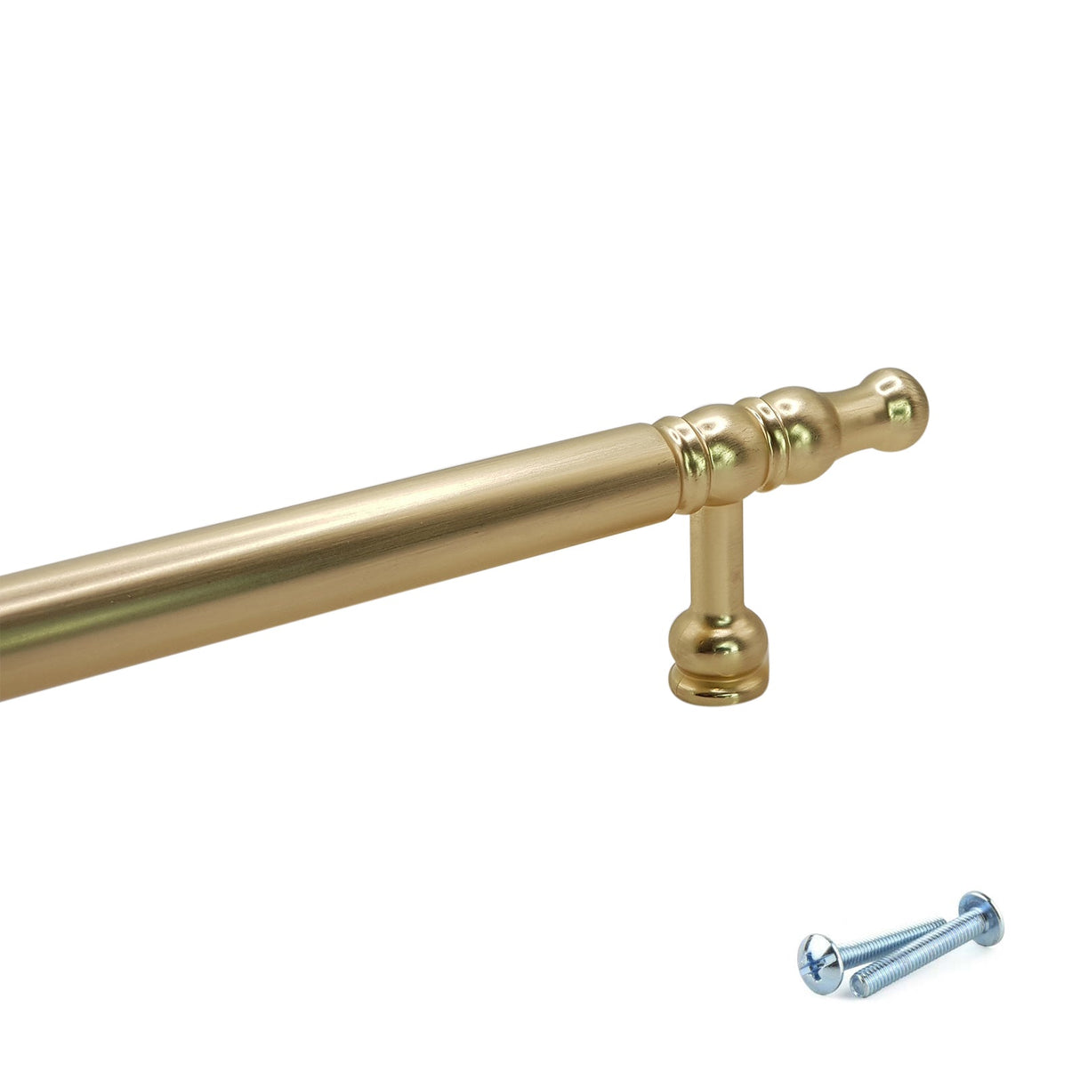 M4TEC Brushed Brass Decorative Bar Handle – VH7 Series (Traditional Cabinet & Drawer Handle) - Bedrooms Plus