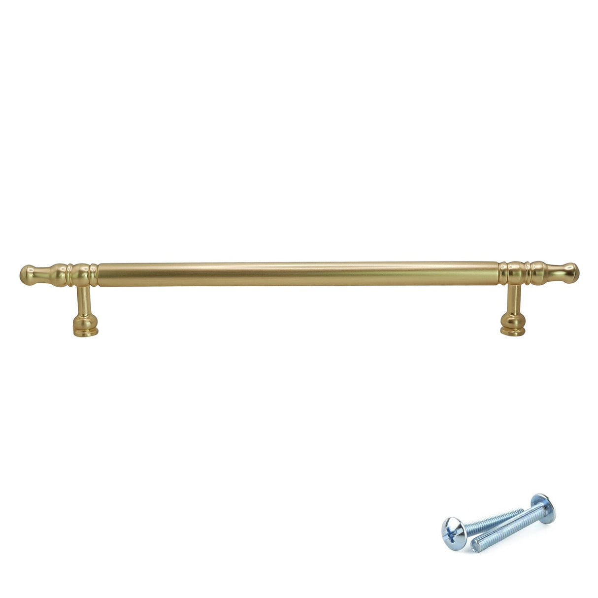 M4TEC Brushed Brass Decorative Bar Handle – VH7 Series (Traditional Cabinet & Drawer Handle) - Bedrooms Plus