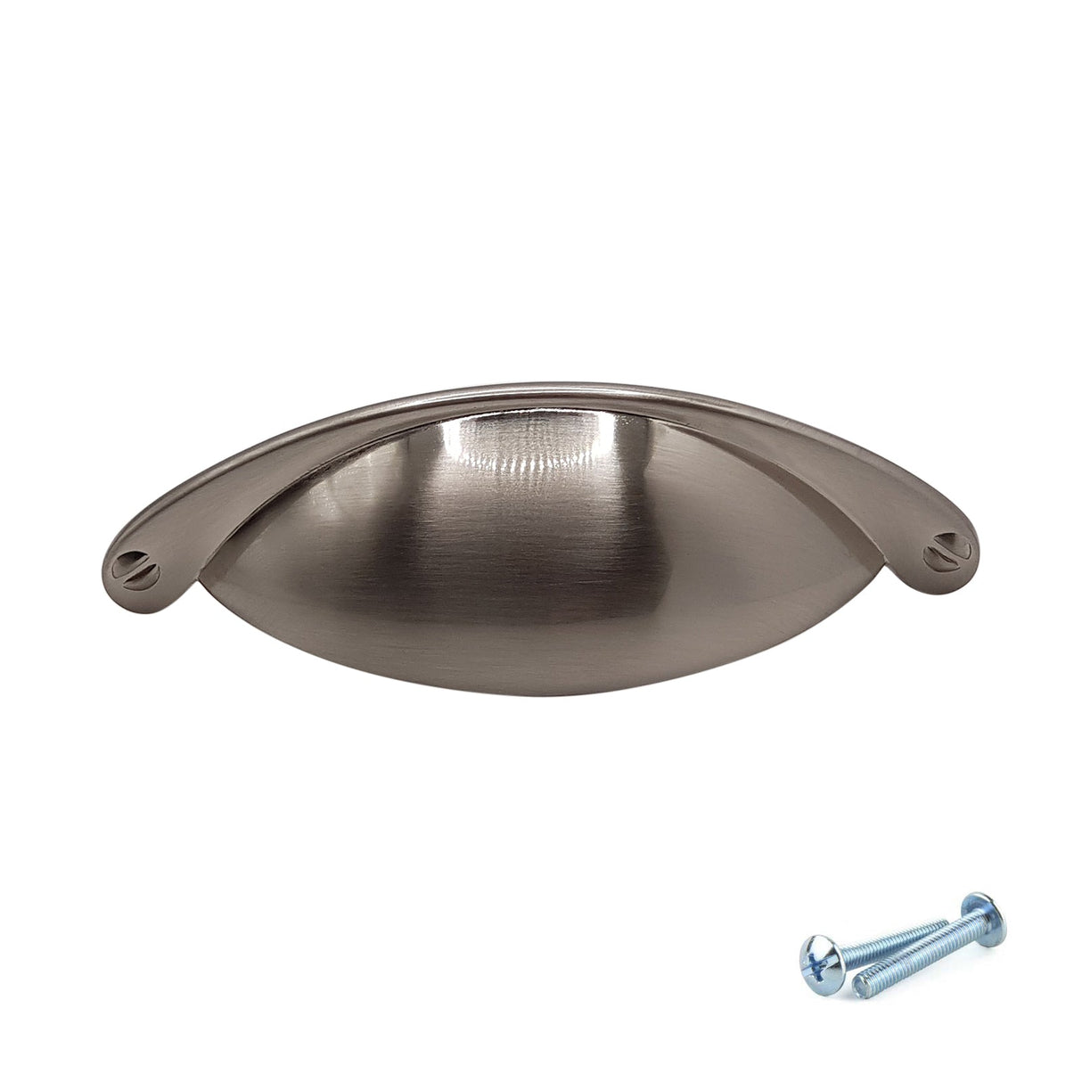 M4TEC Brushed Stainless Steel Cup Handle – Door, Drawer & Cupboard Pull (VD9 Series) - Bedrooms Plus