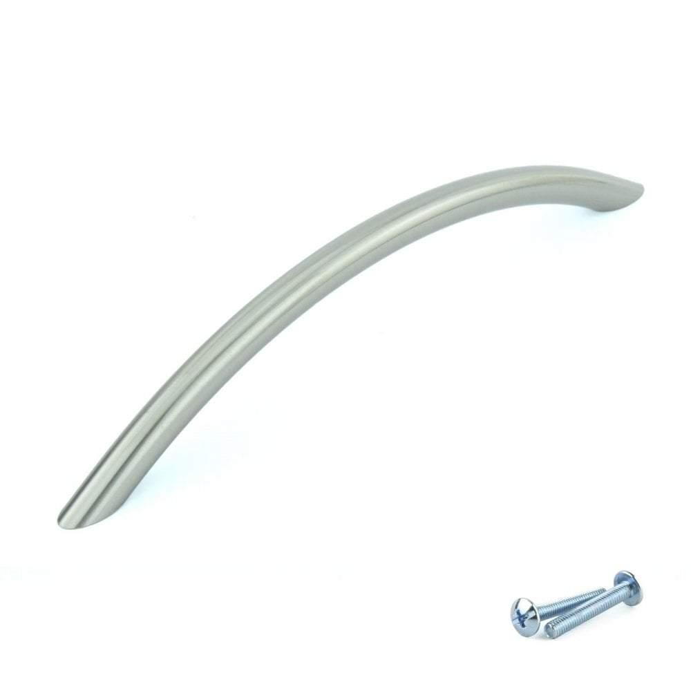 M4TEC Craignure N8 Stainless Steel Bow Cupboard Door Handle – Multiple Sizes - Bedrooms Plus