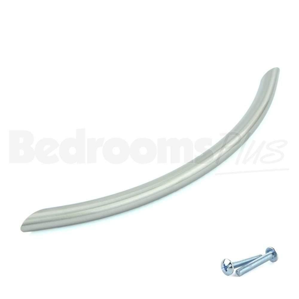 M4TEC Craignure N8 Stainless Steel Bow Cupboard Door Handle – Multiple Sizes - Bedrooms Plus