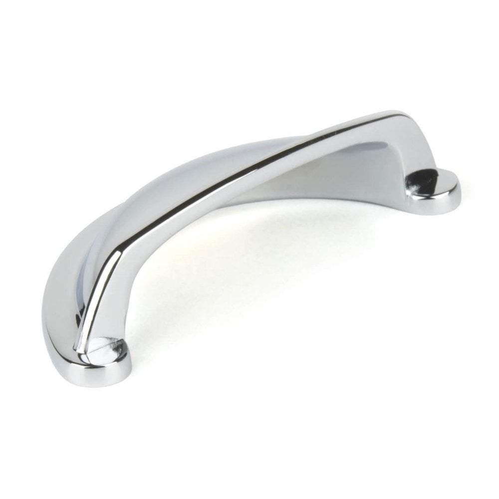 M4TEC Golspie G4 Chrome Drawer Cup Pull Handle – Polished Cup Cabinet Handle - Bedrooms Plus