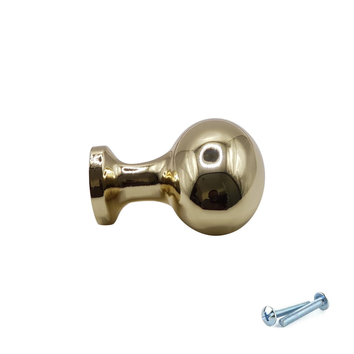M4TEC Karat Gold Oval Knob Handle – VG8 Series (36mm Cabinet, Drawer & Cupboard Knob) - Bedrooms Plus